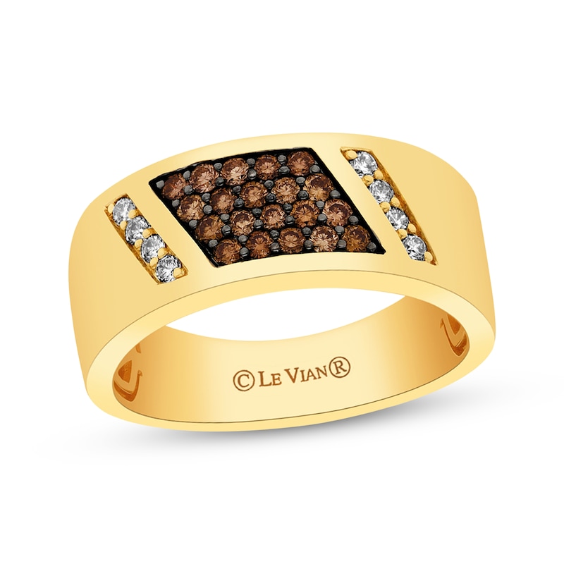Main Image 1 of Le Vian Men's Diamond Ring 1/2 ct tw 14K Honey Gold