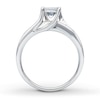 Thumbnail Image 1 of Diamond Engagement Ring 1 ct tw Princess-cut 14K White Gold