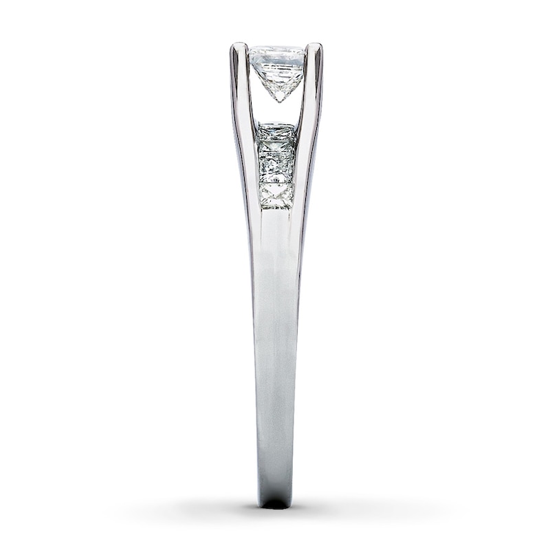 Main Image 3 of Now + Forever Diamond Engagement Ring 1 ct tw Princess-cut 14K White Gold