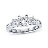 Thumbnail Image 1 of Now + Forever 3-Stone Diamond Ring 1-1/2 ct tw Princess-cut 14K White Gold