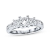 Thumbnail Image 0 of 3-Stone Diamond Ring 1-1/2 ct tw Princess-cut 14K White Gold