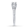 Thumbnail Image 2 of 3-Stone Diamond Ring 1 ct tw Round-cut 14K White Gold