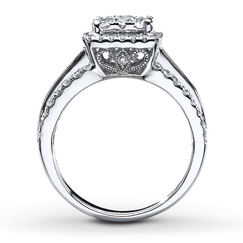 Main Image 2 of Now + Forever Diamond Engagement Ring 1-1/2 cts tw Round-cut 14K White Gold