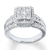 Thumbnail Image 3 of Now + Forever Diamond Engagement Ring 1-1/2 cts tw Round-cut 14K White Gold
