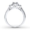 3-Stone Diamond Ring 1/3 ct tw Round-cut 10K White Gold