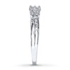 3-Stone Diamond Ring 1/3 ct tw Round-cut 10K White Gold