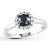 Thumbnail Image 1 of Now + Forever Black Diamond Ring 1 ct tw Round-cut 10K White Gold