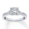 Thumbnail Image 0 of Diamond Engagement Ring 1 Carat tw Round-cut 14K White Gold