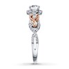 Thumbnail Image 2 of Diamond Engagement Ring 1 ct tw Round-cut 14K Two-Tone Gold