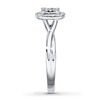 Thumbnail Image 2 of Diamond Engagement Ring 1/3 ct tw Round-cut 10K White Gold