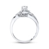 Thumbnail Image 2 of Three-Stone Engagement Ring 3/8 ct tw Diamonds 14K White Gold