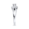 Thumbnail Image 3 of Three-Stone Engagement Ring 3/8 ct tw Diamonds 14K White Gold