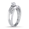 Thumbnail Image 1 of Diamond Bridal Set 1/3 Carat tw 10K White Gold