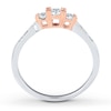 Thumbnail Image 1 of Diamond Engagement Ring 1/4 ct tw Round-cut 10K Two-Tone Gold