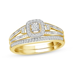 Now + Forever Diamond Bridal Set 1/5 carat tw 10K Yellow Gold