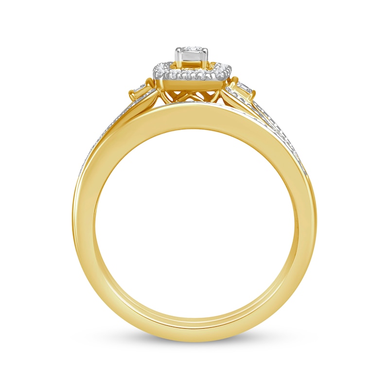 Main Image 3 of Now + Forever Diamond Bridal Set 1/5 carat tw 10K Yellow Gold
