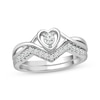 Thumbnail Image 0 of Diamond Bridal Set 1/4 ct tw Round-cut 10K White Gold