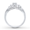 Thumbnail Image 1 of Diamond Ring 3/8 ct tw Round-cut 10K White Gold