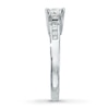 Thumbnail Image 3 of Now + Forever Three-Stone Diamond Ring 1 ct tw Princess-cut 14K White Gold