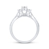 Thumbnail Image 2 of Memories Moments Magic Diamond Engagement Ring 1/2 ct tw Princess-cut 14K White Gold