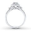 Thumbnail Image 2 of Now + Forever Engagement Ring 5/8 ct tw Diamonds 10K White Gold
