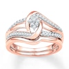 Thumbnail Image 1 of Now + Forever Diamond Bridal Set 1/4 ct tw Round-cut 10K Rose Gold
