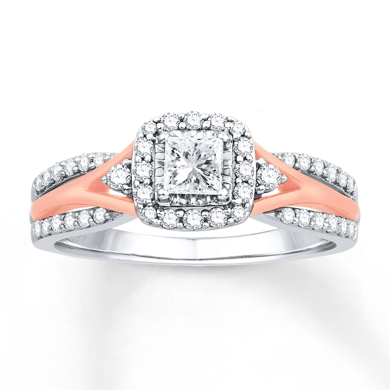 Main Image 1 of Now + Forever Diamond Engagement Ring 5/8 Carat tw 14K Two-Tone Gold