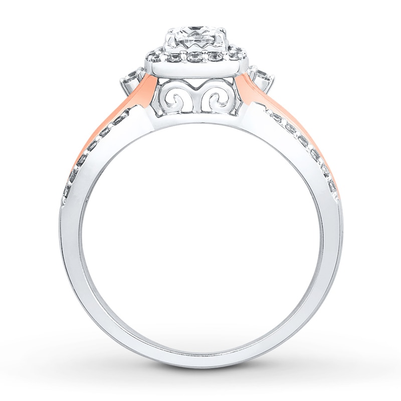 Main Image 2 of Now + Forever Diamond Engagement Ring 5/8 Carat tw 14K Two-Tone Gold