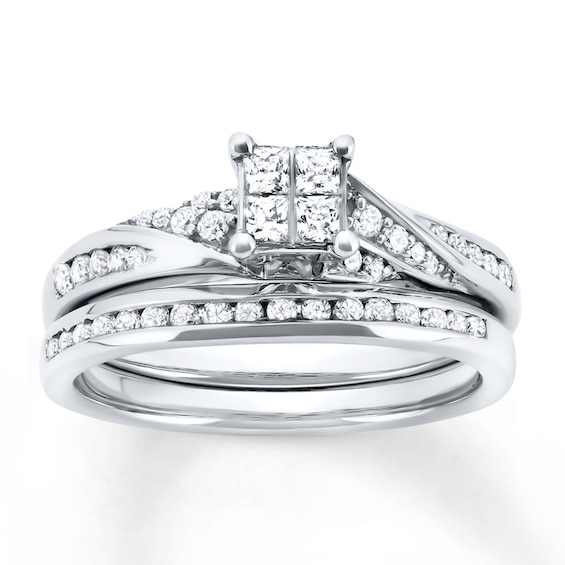 Now + Forever Diamond Bridal Set 1/2 carat tw 10K White Gold