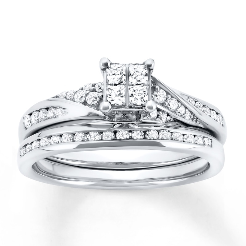 Main Image 1 of Now + Forever Diamond Bridal Set 1/2 carat tw 10K White Gold