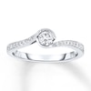Thumbnail Image 1 of Now + Forever Diamond Engagement Ring 1/4 ct tw Round-cut 10K White Gold