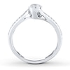Thumbnail Image 1 of Diamond Engagement Ring 1/4 ct tw Round-cut 10K White Gold