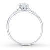 Thumbnail Image 2 of Now + Forever Diamond Engagement Ring 1/3 ct tw Round-cut 10K White Gold