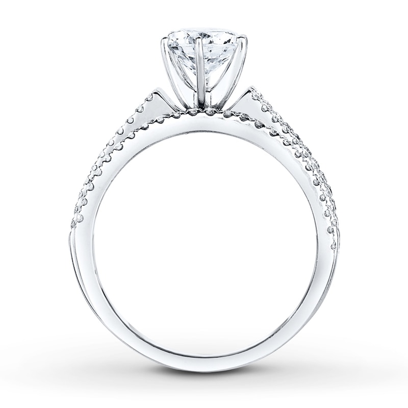 Main Image 2 of Now + Forever Diamond Bridal Set 1-1/5 ct tw Round-cut 14K White Gold