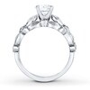 Thumbnail Image 1 of Diamond Bridal Set 7/8 ct tw Round-cut 14K White Gold