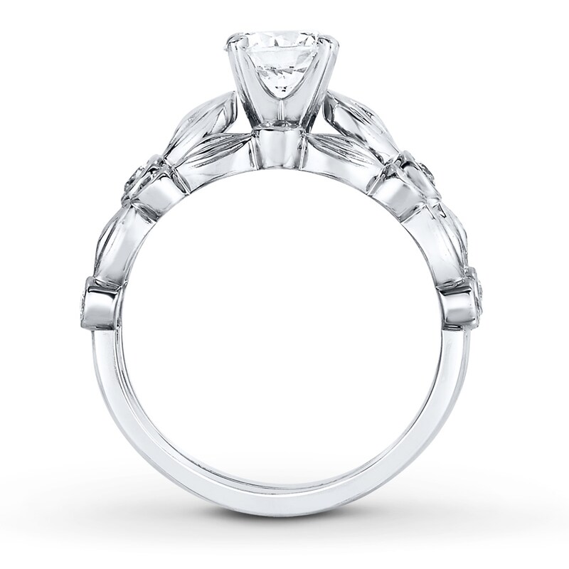 Diamond Bridal Set 7/8 ct tw Round-cut 14K White Gold | Kay