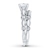 Thumbnail Image 2 of Diamond Bridal Set 7/8 ct tw Round-cut 14K White Gold