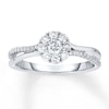 Thumbnail Image 1 of Now + Forever Diamond Engagement Ring 1/2 ct tw Round-Cut 14K White Gold