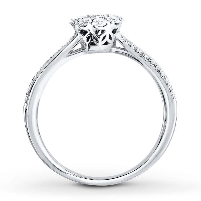 Main Image 2 of Now + Forever Diamond Engagement Ring 1/2 ct tw Round-Cut 14K White Gold