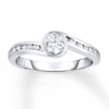 Thumbnail Image 1 of Now + Forever Diamond Engagement Ring 5/8 ct tw Round-cut 14K White Gold