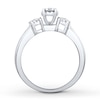 Thumbnail Image 1 of Three-Stone Ring 5/8 ct tw Diamonds 10K White Gold