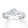 Thumbnail Image 1 of Now + Forever Engagement Ring 1/2 ct tw Diamonds 10K White Gold