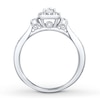 Thumbnail Image 2 of Now + Forever Engagement Ring 1/2 ct tw Diamonds 10K White Gold