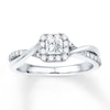 Thumbnail Image 0 of Engagement Ring 1/2 ct tw Diamonds 10K White Gold
