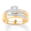 Thumbnail Image 0 of Diamond Bridal Set 1/5 ct tw Diamonds 10K Yellow Gold