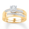 Thumbnail Image 1 of Now + Forever Diamond Bridal Set 1/5 ct tw Diamonds 10K Yellow Gold