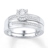 Thumbnail Image 1 of Now + Forever Diamond Bridal Set 1/5 ct tw Diamonds 10K White Gold