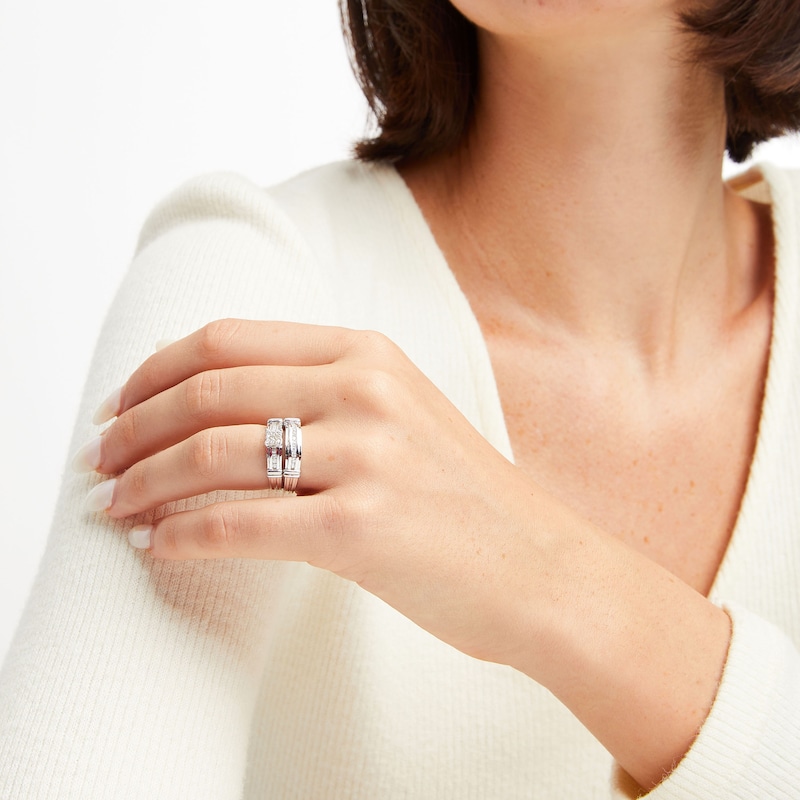 Main Image 2 of Now + Forever Diamond Bridal Set 1/5 ct tw Round-cut 10K White Gold