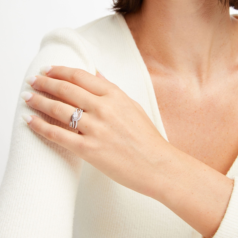 Main Image 2 of Now + Forever Diamond Bridal Set 1/2 ct tw Round-cut 10K Two-Tone Gold