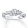 Thumbnail Image 1 of Now + Forever Diamond Bridal Set 1/6 ct tw Round-cut 10K White Gold
